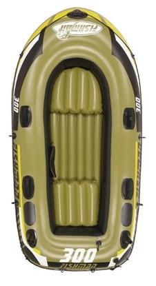 Bote De Pesca Fishman 300 2 Mas 1 Per  - Color: Verde, Formato: Medida:252cm x 125cm x 40cm