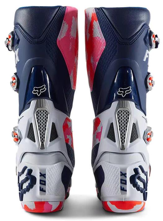 Miniatura Botas Moto Instinct Ryvr Edicion Limitada - Color: Blanco - Azul - Rosado