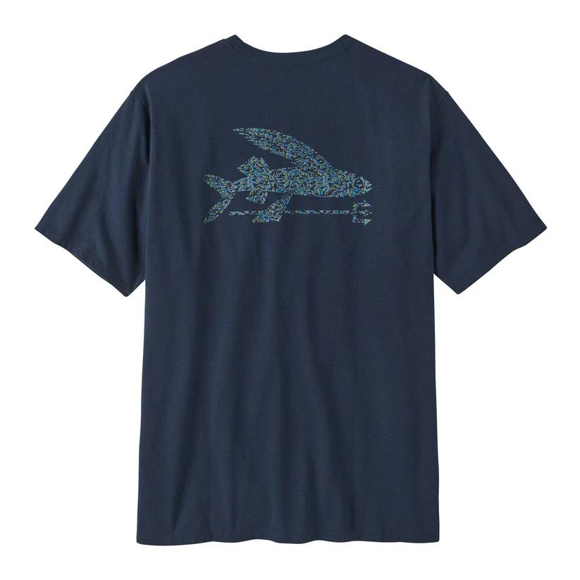 Polera Hombre Flying Fish Responsibili-Tee - Color: Azul