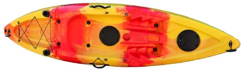 Kayak Conger Single - Color: Amarillo-Rojo