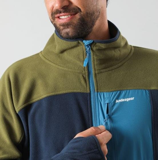 Miniatura Polar Hombre Andesgear New Maihue - Color: Navy