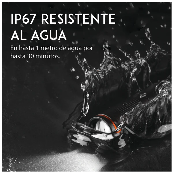 Linterna Led Columbo 250 Lumenes Recargable Flex - Color: Negro