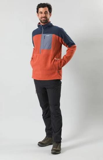 Miniatura Polar Hombre Andesgear New Maihue - Color: Ladrillo