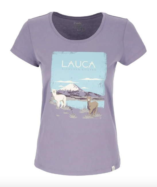 Miniatura Polera Manga Corta Lauca Woman - Color: Morado