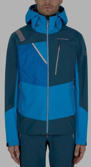 Miniatura Alpine Guide Gtx Jkt Hombre - Color: Electric Blue/ Storm Blue