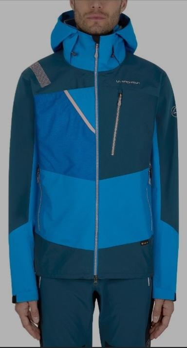 Miniatura Alpine Guide Gtx Jkt Hombre - Color: Electric Blue/ Storm Blue