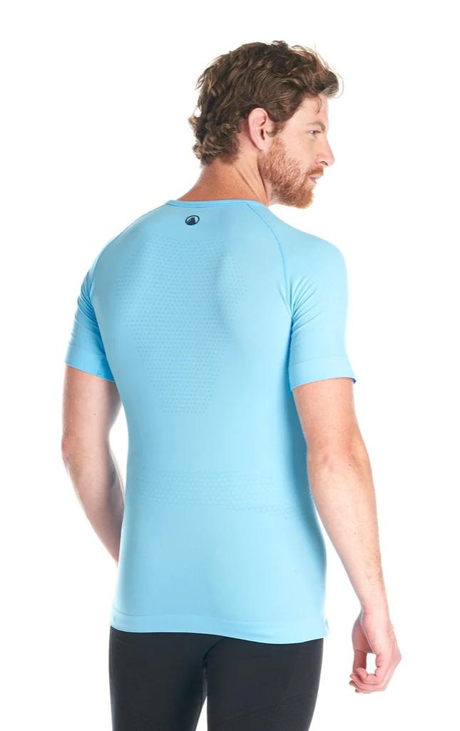 Miniatura Primera Capa Hombre Skintec 1000 Seamless Short Sleeve - Color: Calipso