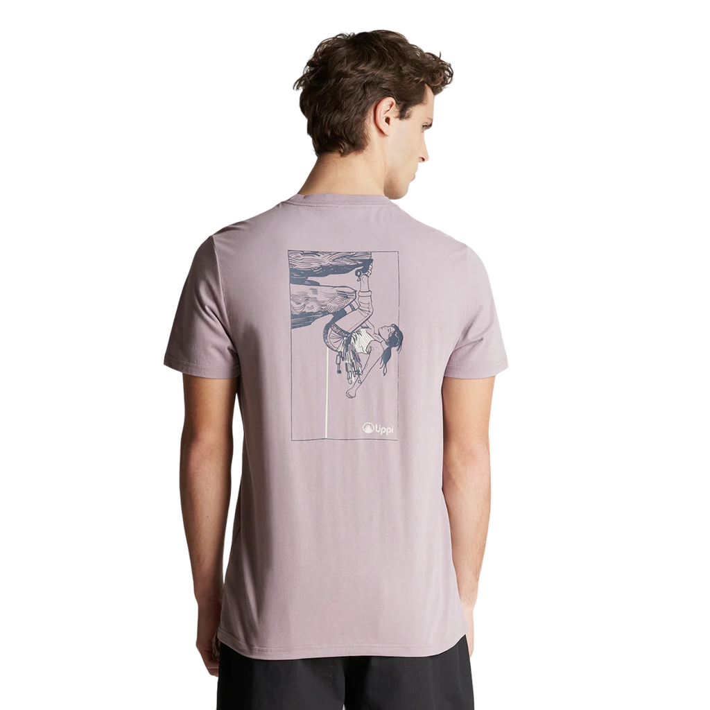 Polera Hombre Andes Rock Climbing  - Color: Malva