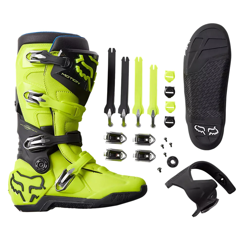 Miniatura Botas Moto Motion - Color: Amarillo
