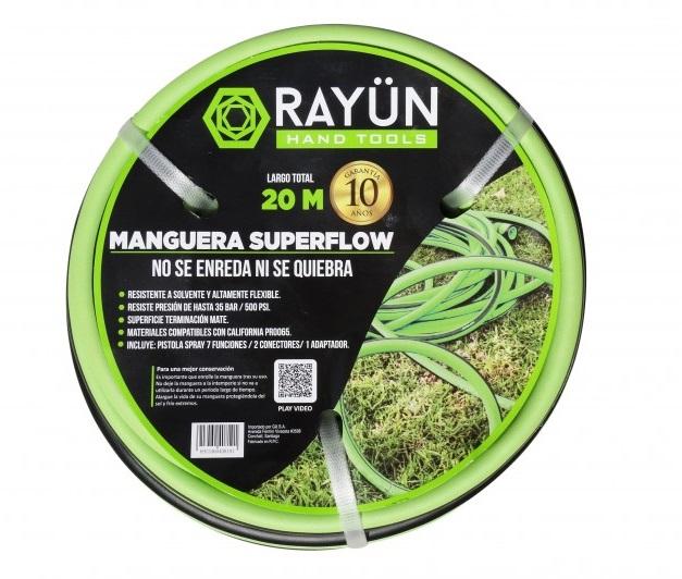 Manguera Antienrredo 1/2" x 20 m Superflow  -