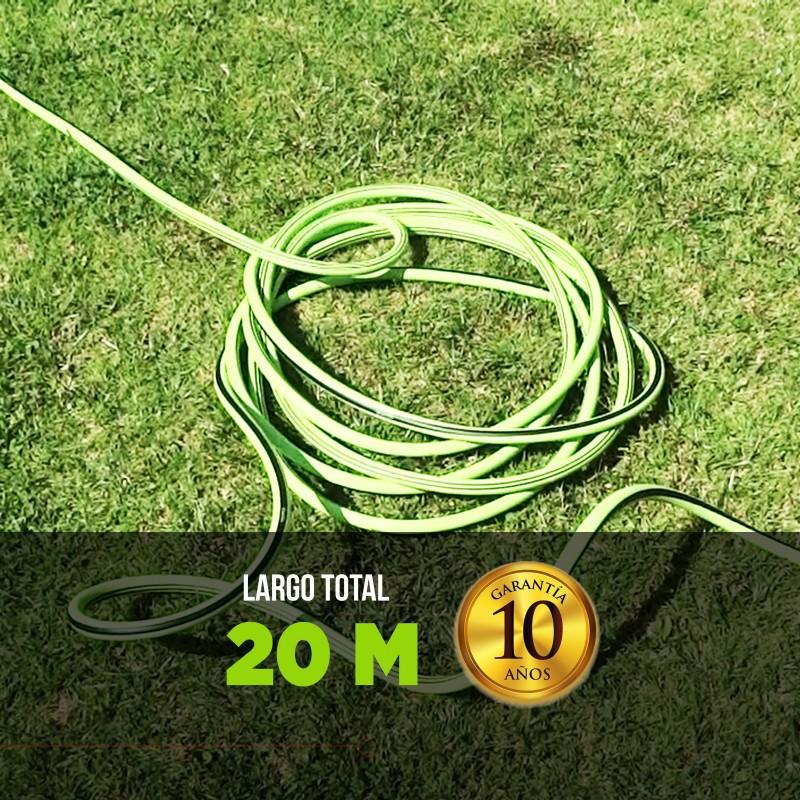 Manguera Antienrredo 1/2" x 20 m Superflow  - Color: Verde Claro