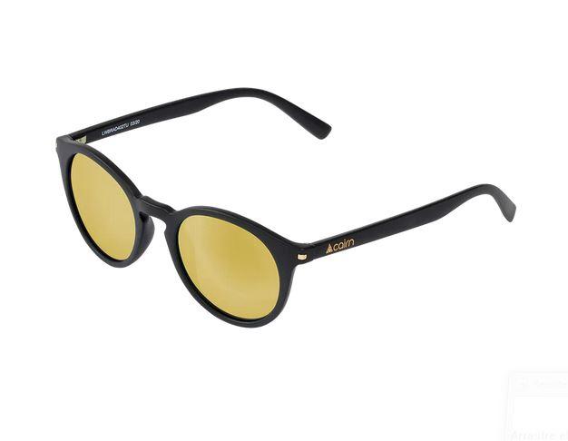 Miniatura Lentes De Sol Brad - Color: Negro/Dorado