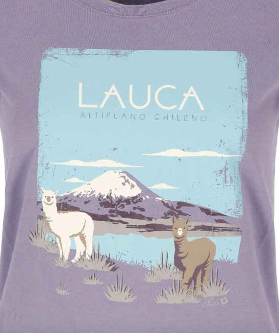 Polera Manga Corta Lauca Woman - Color: Morado