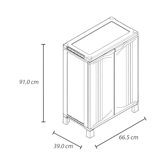 Miniatura Armario Mediano Starplast Home Mocca - Color: Beige