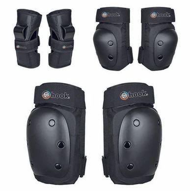 Set de Protecciones (Rodilla-Codo-Muñeca) 403 - Color: Negro