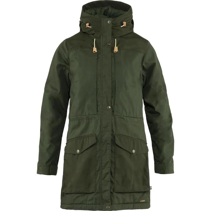 Miniatura Parka Mujer Singi Wool Padded Parka - Color: Deep Forest