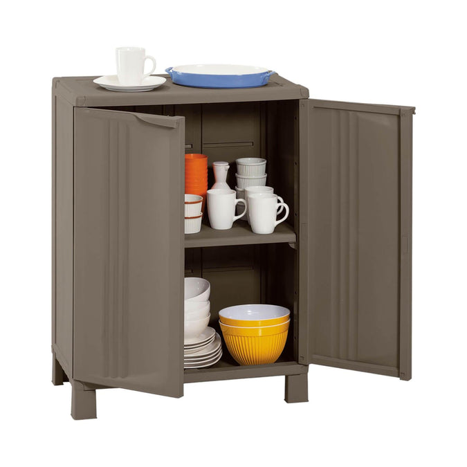 Armario Mediano Starplast Home Mocca - Color: Beige