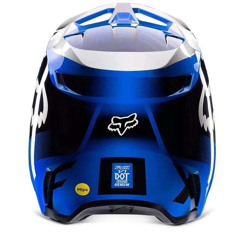 Miniatura Casco Moto V1 Leed  - Color: Azul