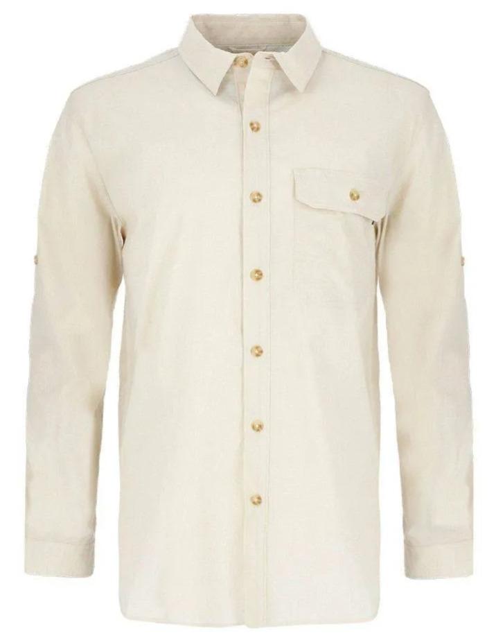 Camisa Manga Larga Juncal Melange De Hombre