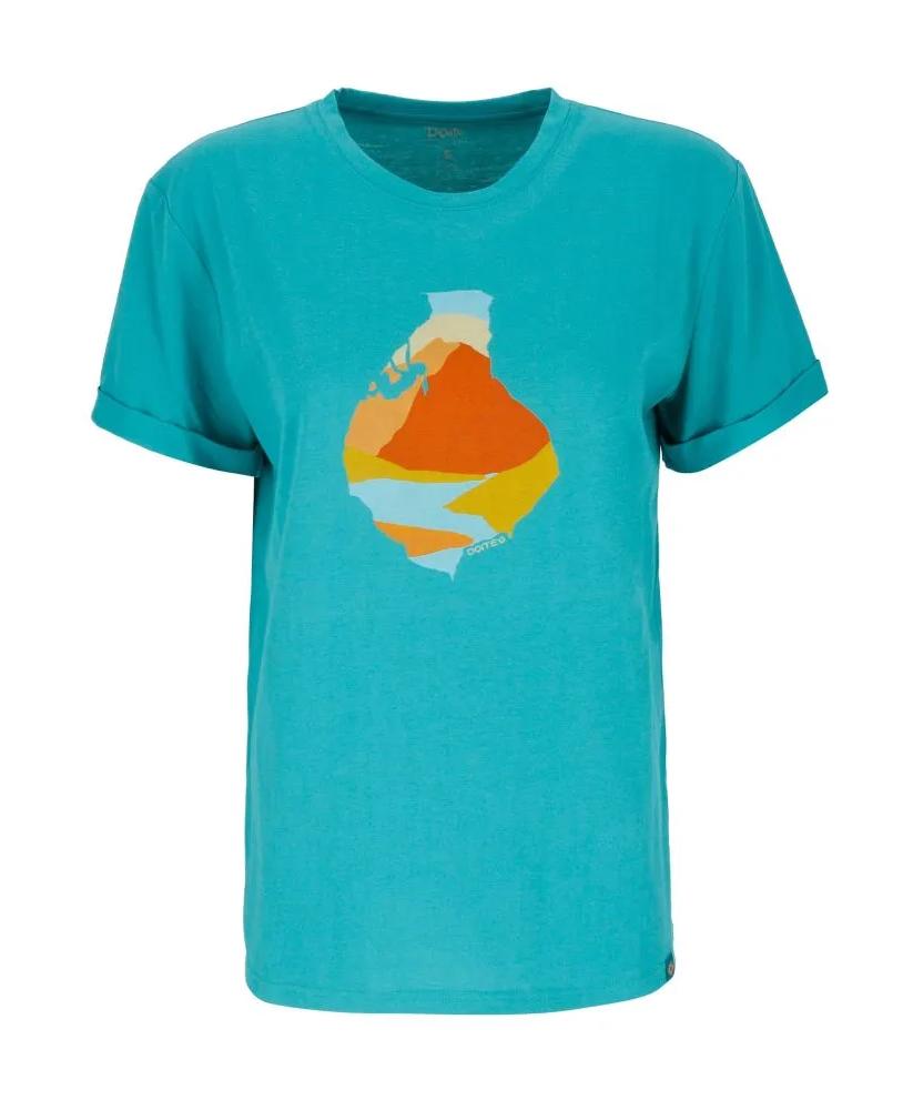 Miniatura Polera Manga Corta Escalada Women - Color: Teal