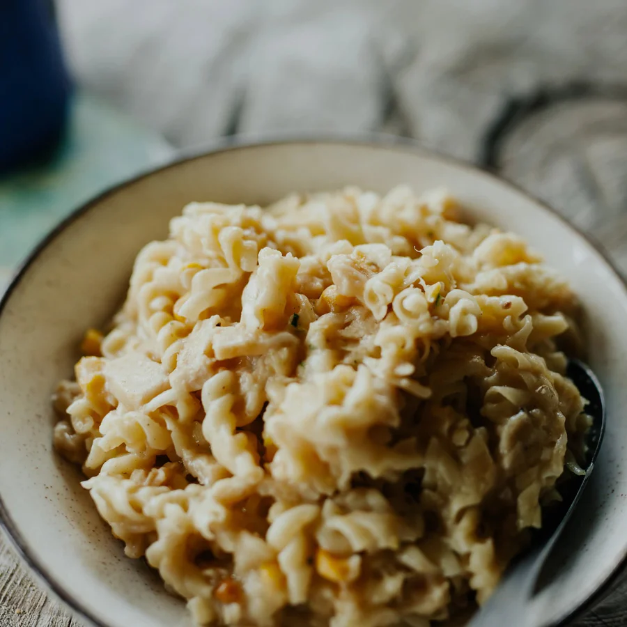 Pasta Carbonara de Pollo -