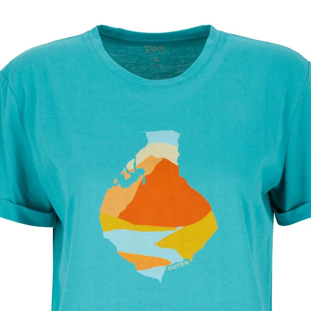 Miniatura Polera Manga Corta Escalada Women - Color: Teal