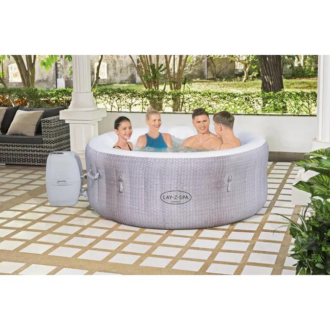 Miniatura Hot Tub Spa Jacuzzi Inflable Cancún 4 Personas  -