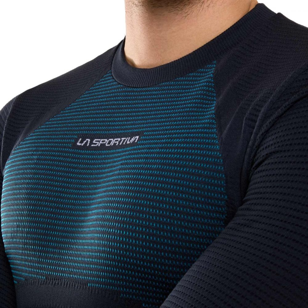 Primera Capa Synth Light Longsleeve Hombre - Color: Storm Blue