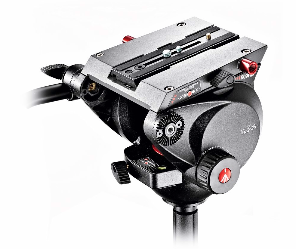 Miniatura Cabezal De Vídeo Fluido 509 Con Media Bola De 100 Mm -