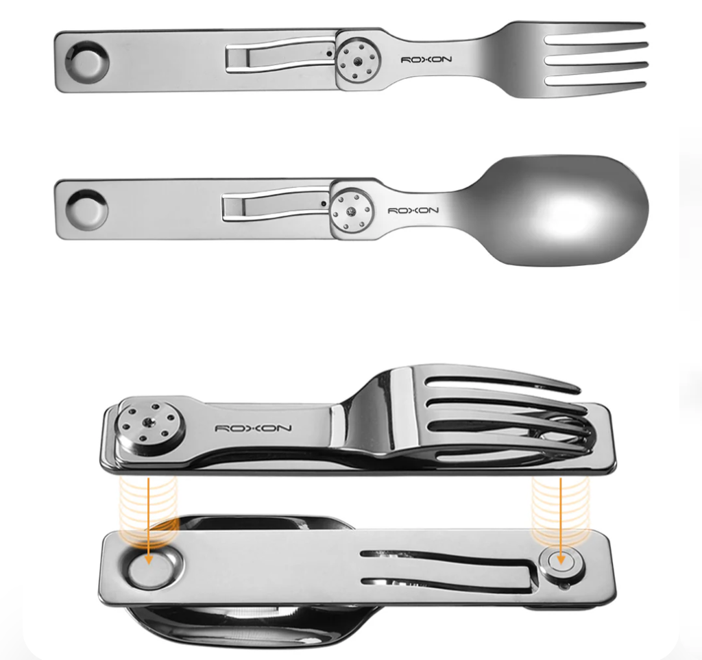 Roxon 2 in 1 C2 Camping Utensils