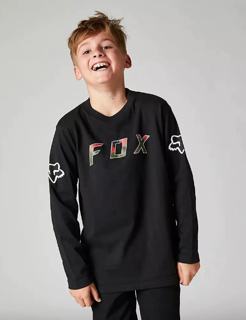 Polera Lifestyle Niño Bnkr Manga Larga - Color: Negro