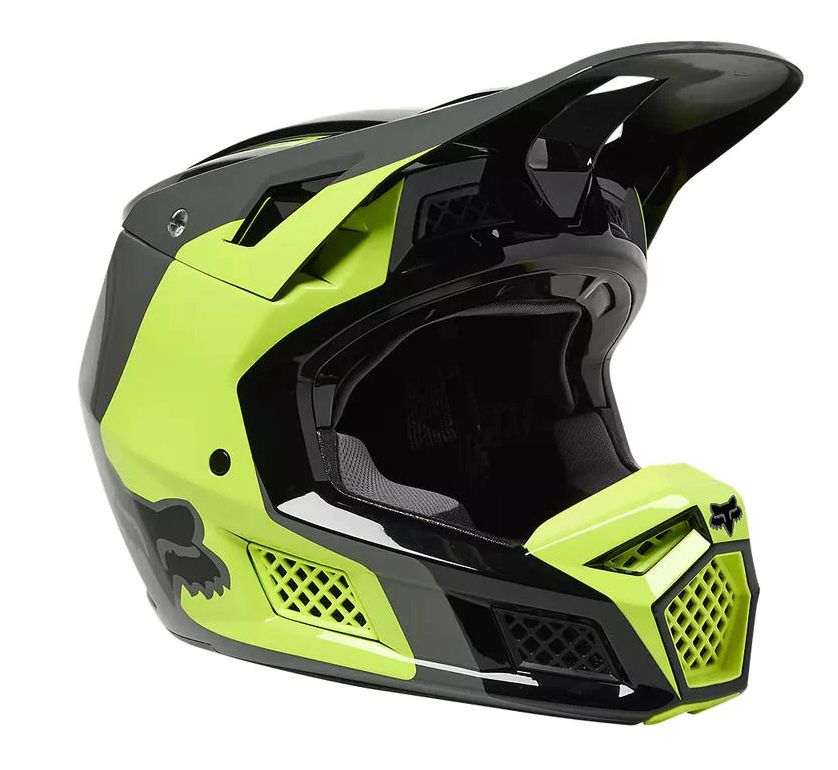 Miniatura Casco Moto V3 RS Efekt  - Color: Negro-Amarillo