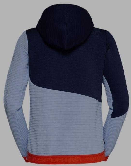 Miniatura Method Hoody Mujer - Color: Stone Blue/ Deep Sea