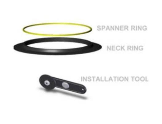 Si Tech Neck Seal Kit - Color: Negro