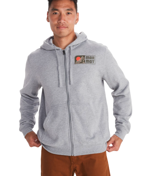 Miniatura Polerón City Style Hombre Full Zip Hoody - Color: Gris