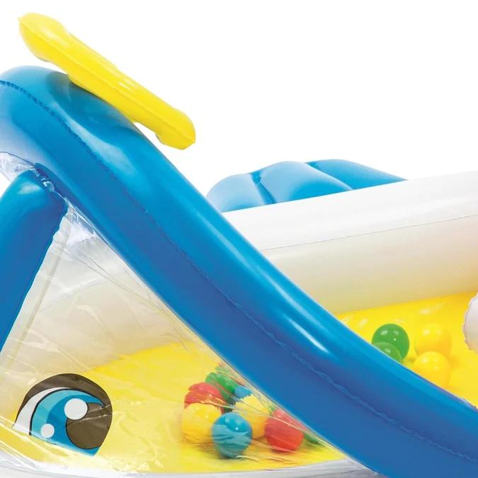 Avión Inflable Fisher Price con Pelotas 165x152x61cm -