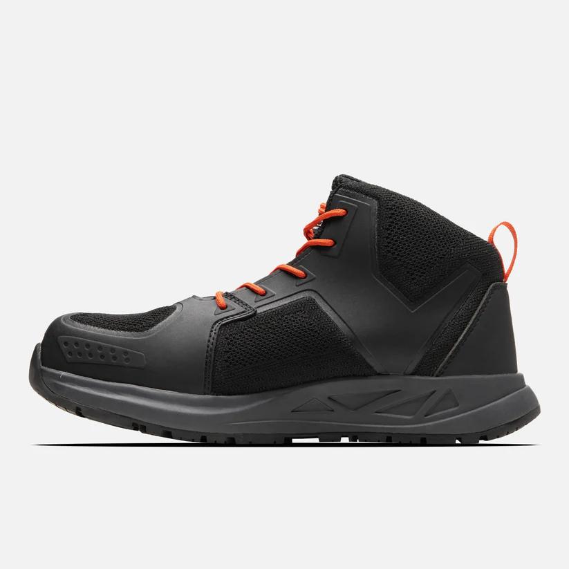 Zapato Seguridad Hombre Reaction Light Mid - Color: Negro Rojo