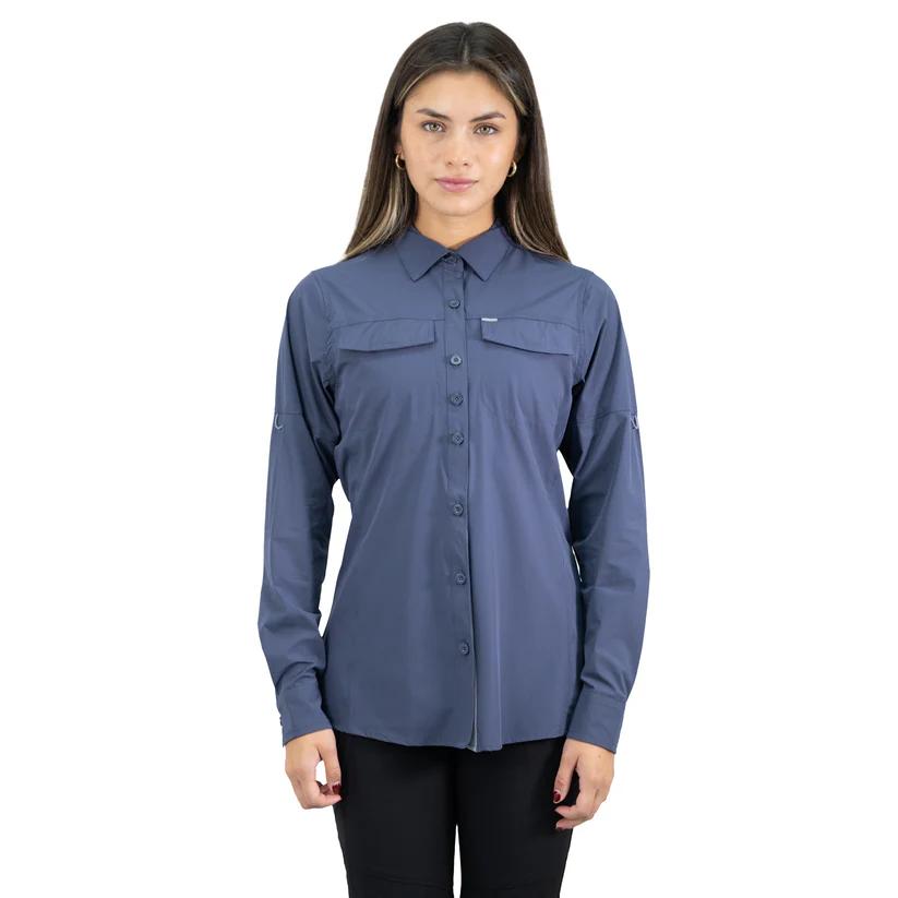 Camisa Hw Antakari Spandex Mujer - Color: Azul