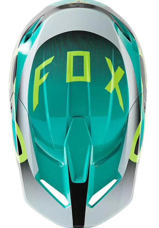 Casco Moto V1 Leed  - Color: Celeste
