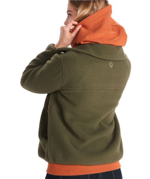 Polar Mujer Aros Fleece Jacket - Color: Verde