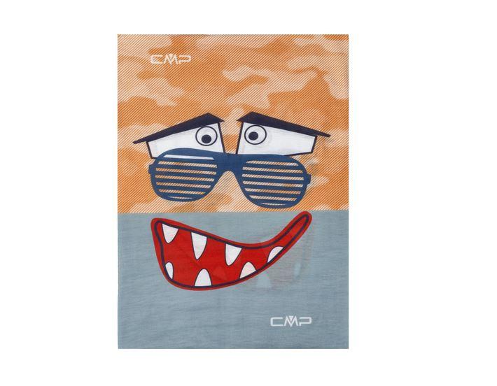 Miniatura Cuello Niño Multifuncional - Color: Gris/Naranja