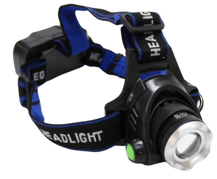 Miniatura Linterna Frontal Recarga T6Led  - Color: Azul Negro