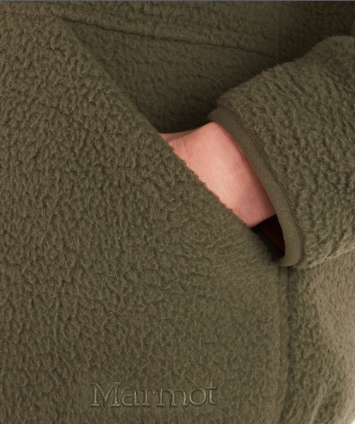Miniatura Polar Mujer Aros Fleece Jacket - Color: Verde