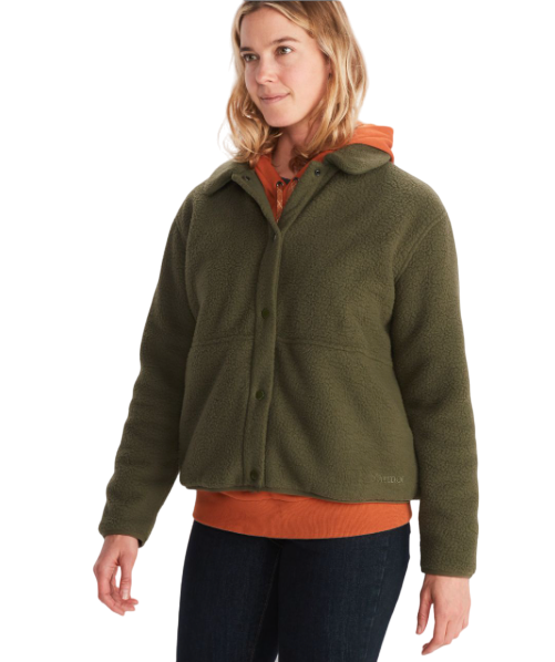 Miniatura Polar Mujer Aros Fleece Jacket - Color: Verde