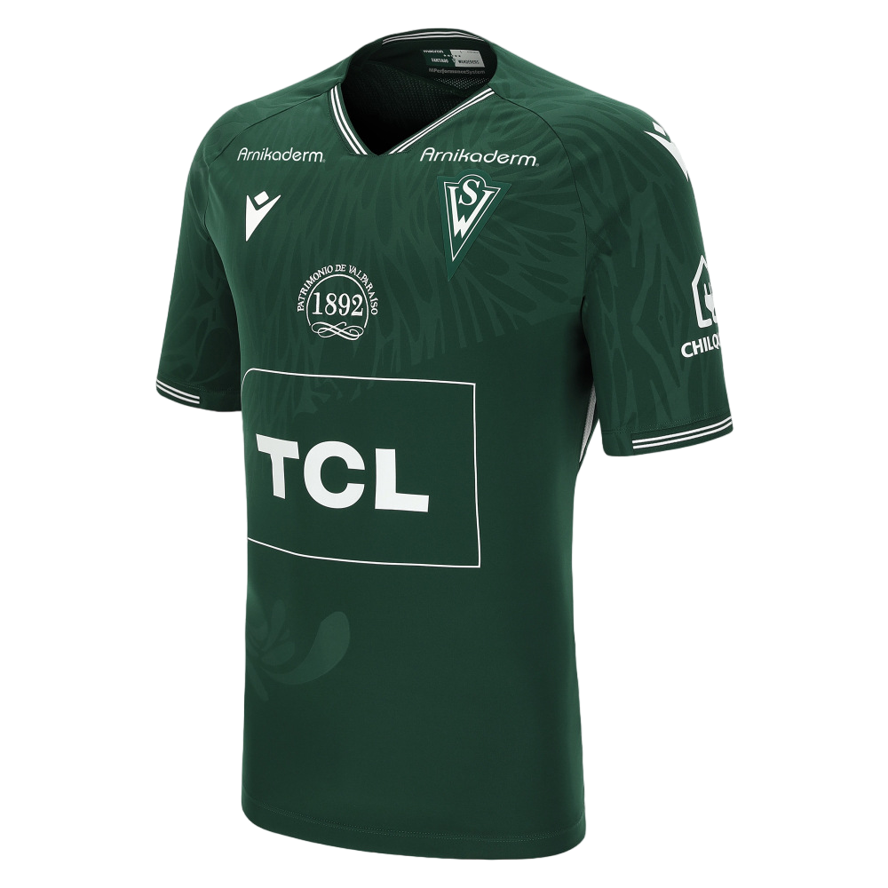 Camiseta Stgo Wanderers 2022 Local - Color: Verde