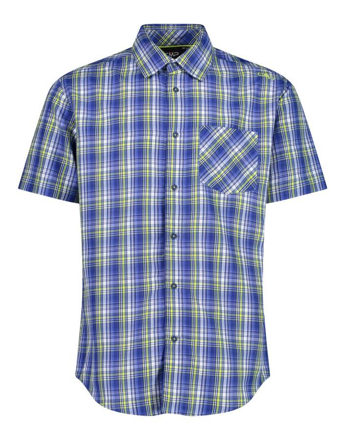 Camisa Hombre Manga Corta-30T9937 - Color: Azul