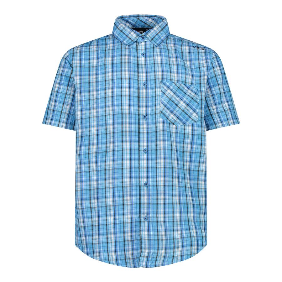 Camisa Hombre Manga Corta-30T9937 - Color: Celeste