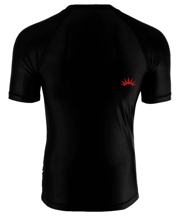 Camiseta Lycra Kids  - Color: Black Red