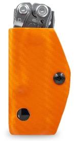 Miniatura Funda de Kydex para Skeletool - Color: Carbón Naranja