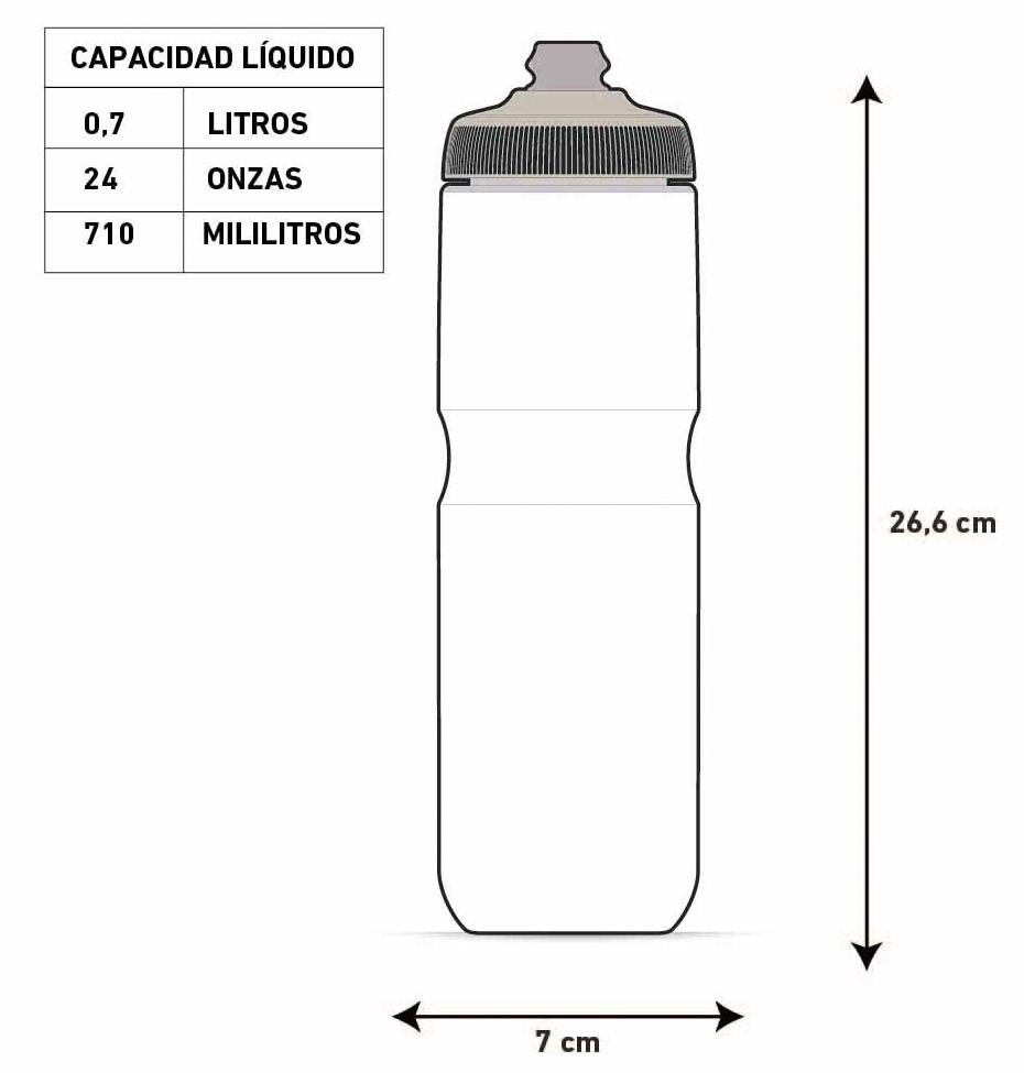 Miniatura Botella Breakaway® Wave 700ml  - Color: Charcoal/Black